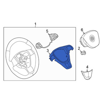 Volkswagen OE - Lower Steering Wheel Trim