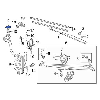 Volkswagen OE - Front Washer Fluid Reservoir Cap