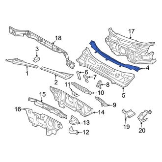 Volkswagen OE - Front Cowl Plenum Panel