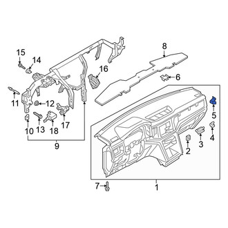Volkswagen OE - Instrument Cluster Clip