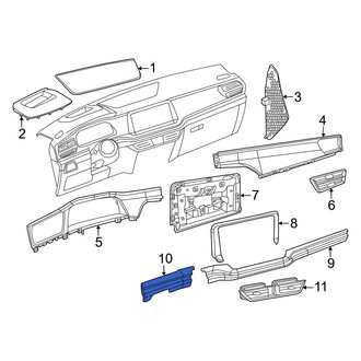 Volkswagen OE - Left Instrument Panel Pad