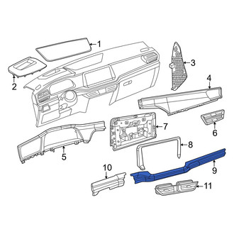 Volkswagen OE - Right Instrument Panel Pad