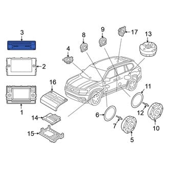 Volkswagen OE - Radio Control Unit