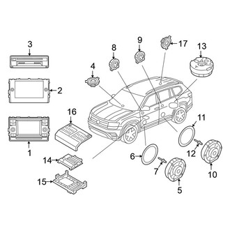 Volkswagen OE - Instrument Panel - Sound System