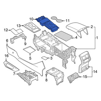 Volkswagen OE - Console Cup Holder