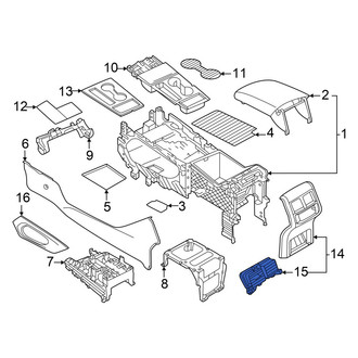 Volkswagen OE - Console Air Vent