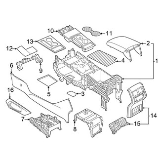 Volkswagen OE - Center Console