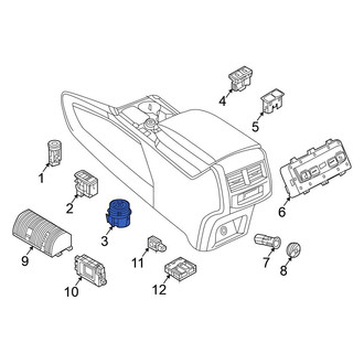 Volkswagen OE - Active Suspension Mode Switch