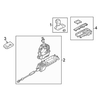 Volkswagen OE - Console - Shifter Housing (Automatic Tr)
