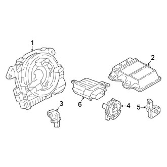 Volkswagen OE - Restraint Systems - Air Bag Components (Modules & Sensors)