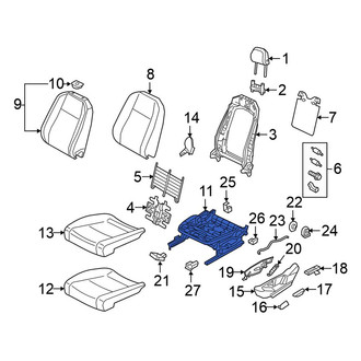 Volkswagen OE - Front Left Seat Track