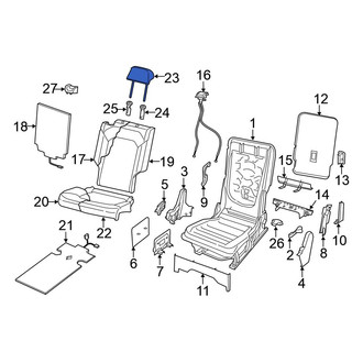 Volkswagen OE - Center Headrest