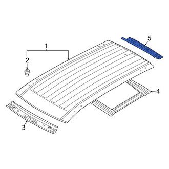 Volkswagen OE - Rear Roof Header Panel