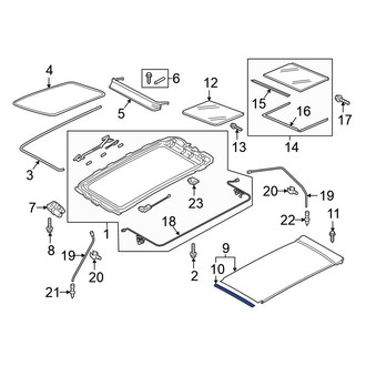 Volkswagen OE - Sunroof Cover Bracket