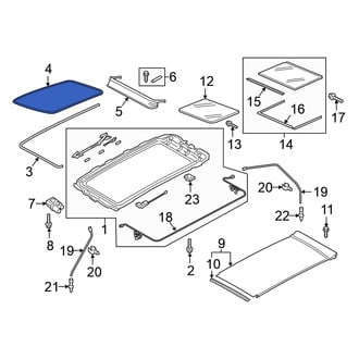 Volkswagen OE - Outer Sunroof Seal