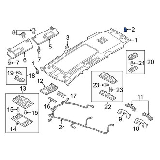 Volkswagen OE - Headliner Clip