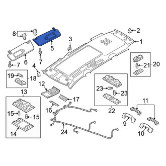 Volkswagen OE - Right Sun Visor