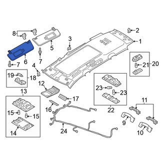 Volkswagen OE - Left Sun Visor