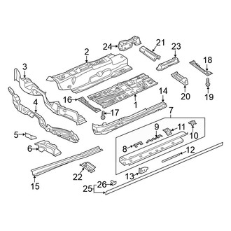 Volkswagen OE - Pillars, Rocker & Floor - Exterior Trim