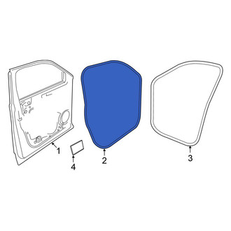 Volkswagen OE - Front Left Outer Door Seal