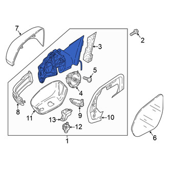 Volkswagen OE - Front Left Door Mirror