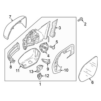 Volkswagen OE - Front Door - Outside Mirrors