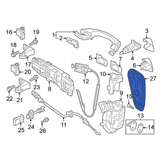 Volkswagen OE - Front Left Door Access Cover