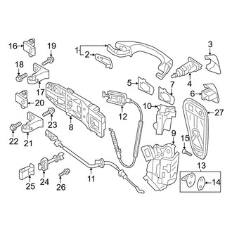 Volkswagen OE - Front Door - Lock & Hardware