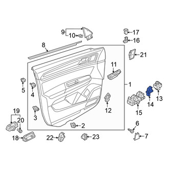 Volkswagen OE - Front Right Door Window Switch