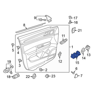 Volkswagen OE - Front Left Door Window Switch