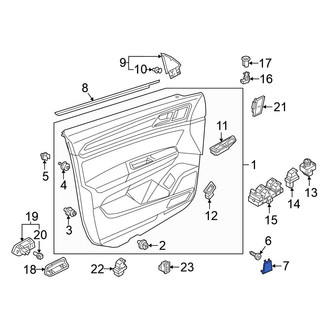 Volkswagen OE - Door Interior Trim Panel Cap