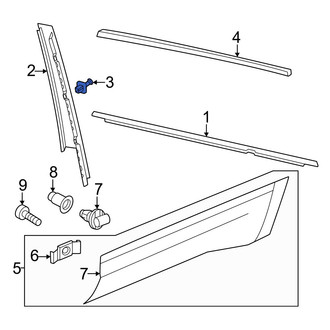 Volkswagen OE - Door Applique Rivet