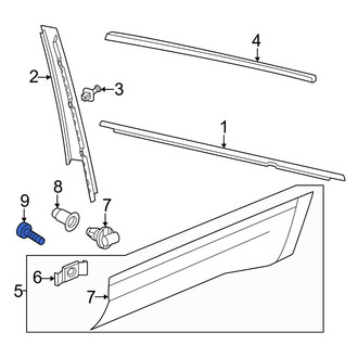 Volkswagen OE - Door Molding Bolt