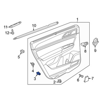 Volkswagen OE - Door Interior Trim Panel Retainer