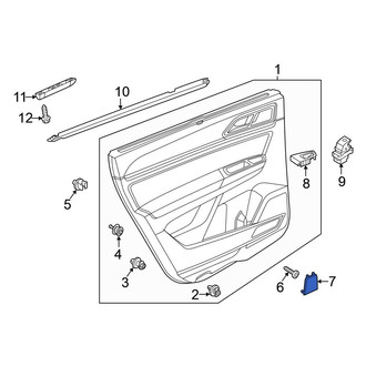 Volkswagen OE - Door Interior Trim Panel Cap