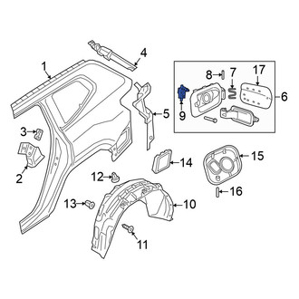 Volkswagen OE - Drive Motor Battery Pack Charging Port Door Release Actuator