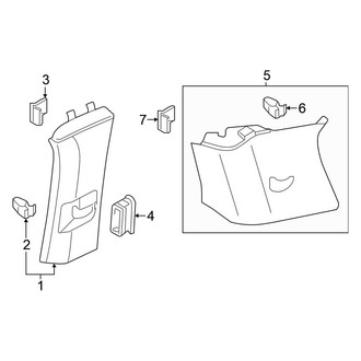 Volkswagen OE - Quarter Panel - Interior Trim