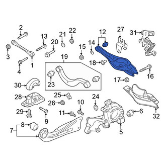 Volkswagen OE - Front Left Suspension Control Arm