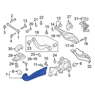 Volkswagen OE - Rear Left Suspension Trailing Arm