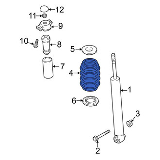 Volkswagen OE - Rear Coil Spring