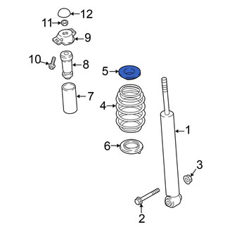 Volkswagen OE - Rear Upper Coil Spring Insulator