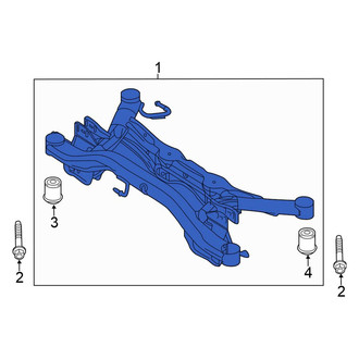 Volkswagen OE - Rear Suspension Subframe Crossmember