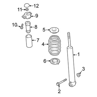 Volkswagen OE - Rear Suspension - Shocks & Components (AWD)