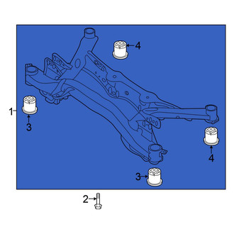 Volkswagen OE - Rear Suspension Subframe Crossmember