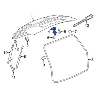 Volkswagen OE - Rear Liftgate Hinge