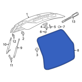 Volkswagen OE - Rear Hatch Seal