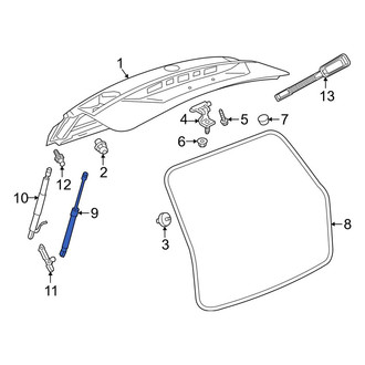 Volkswagen OE - Left Liftgate Lift Support