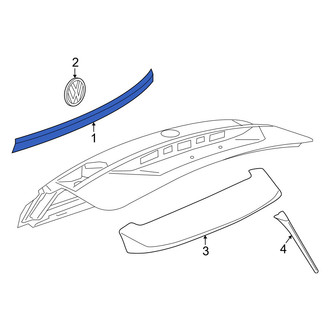 Volkswagen OE - Rear Liftgate Finish Panel