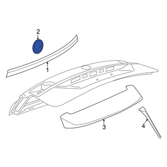 Volkswagen OE - Rear Hatch Emblem