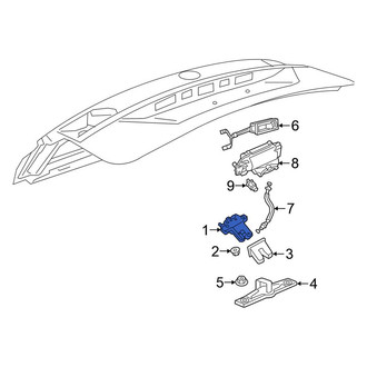 Volkswagen OE - Rear Liftgate Latch
